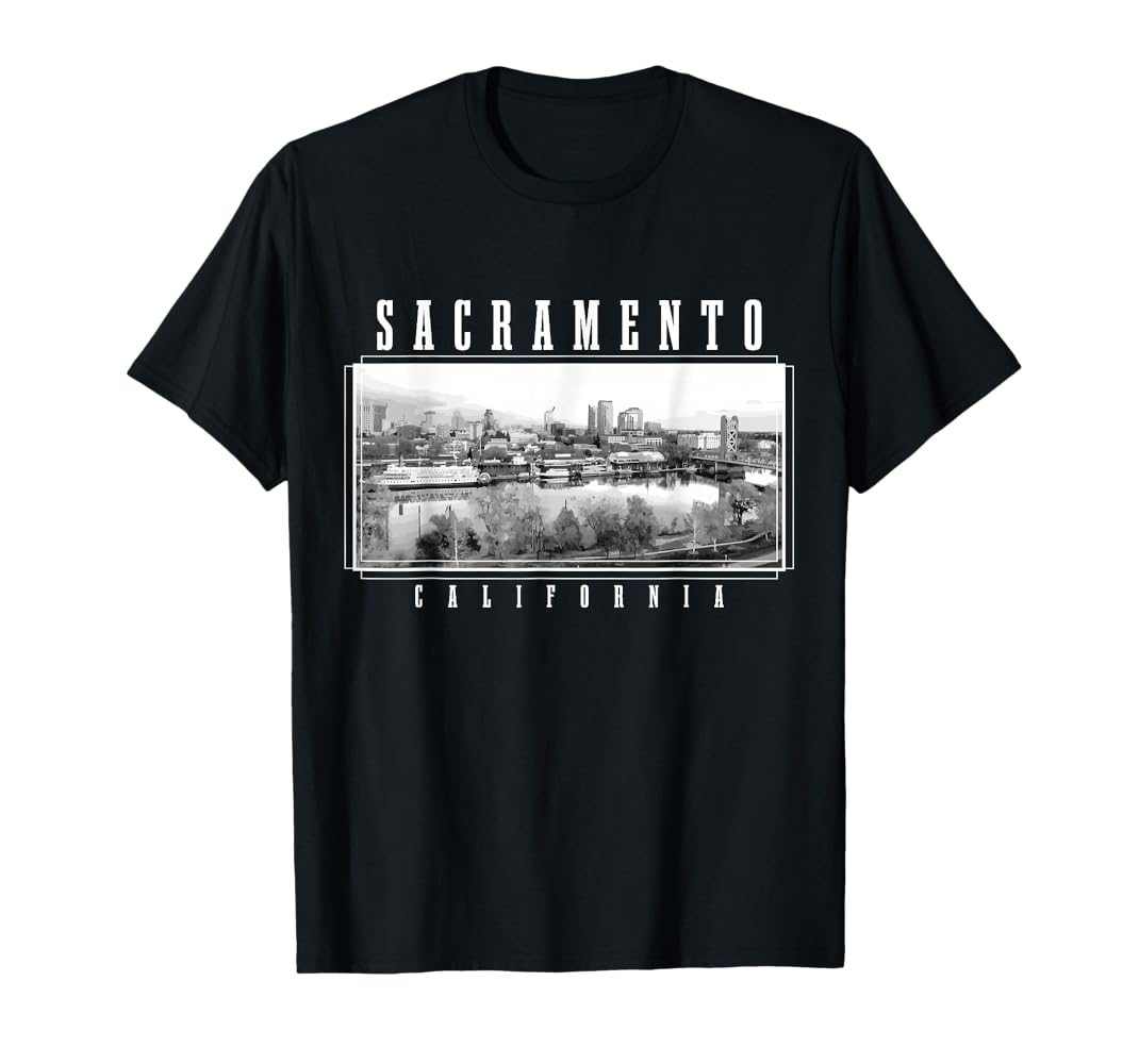 新品未使用 USA製 CALIFORNIA STORY SACRAMENTO Amazon.com: Sacramento California Vintage Souvenir Skyline